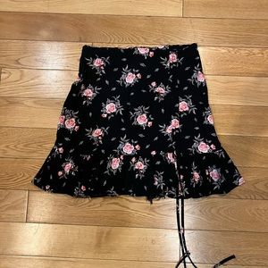 Mini scrunch skirt